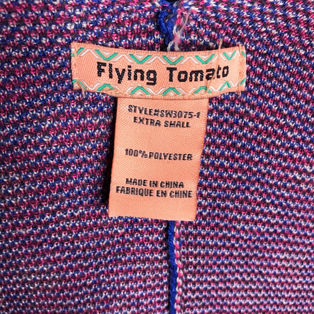 Multi Colored Kaftan With Fringe - image 3